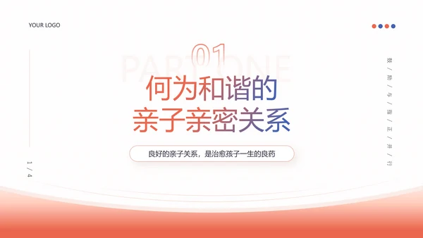 家庭教育亲子关系必修课PPT课件模板