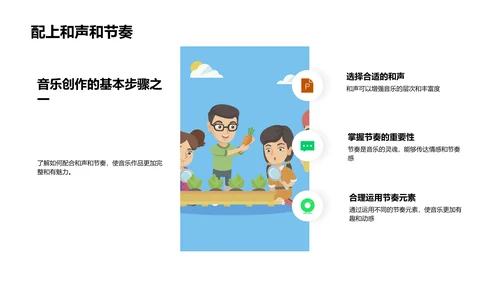 音乐创作教学PPT模板
