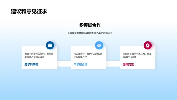 智能机器人研究报告PPT模板