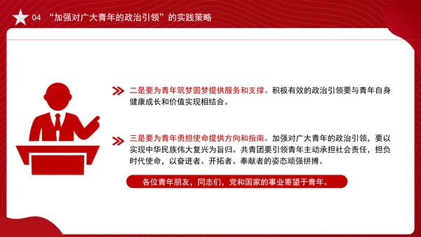 大学青年思政课团课加强政治引领培育时代新人ppt