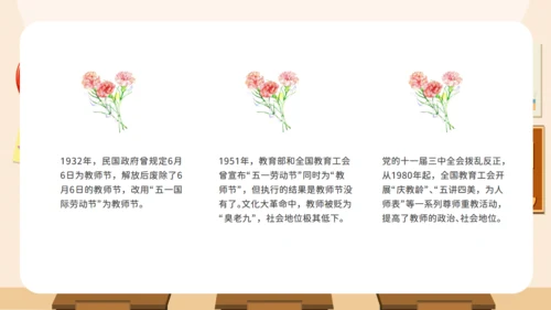 教师节快乐教室黑板校园风格通用PPT模板