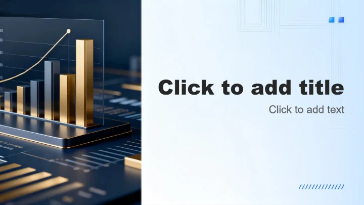 蓝色商务风市场调研报告分析PPT主题模板