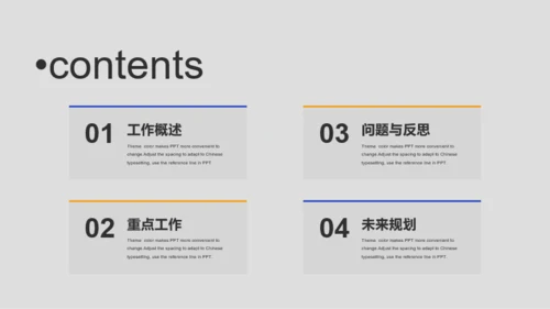 蓝色商务运营岗位年中工作总结PPT模板