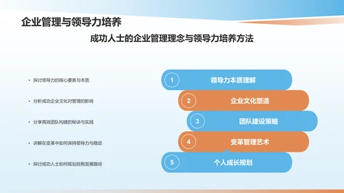 蓝色职业生涯人物访谈PPT模板