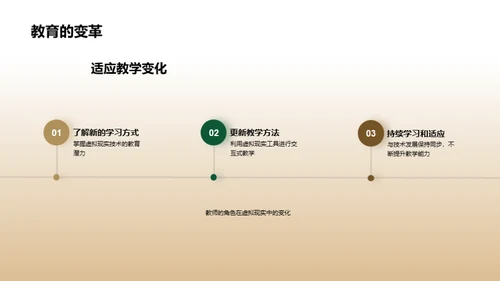 探索虚拟现实教学法