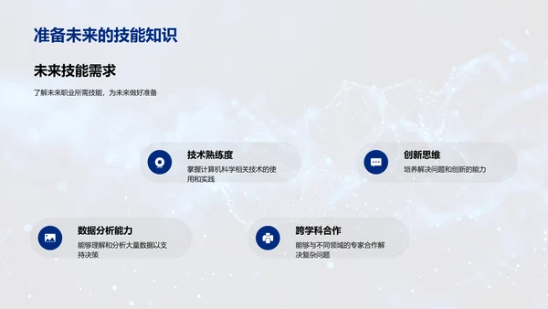 前沿科技教学课件PPT模板