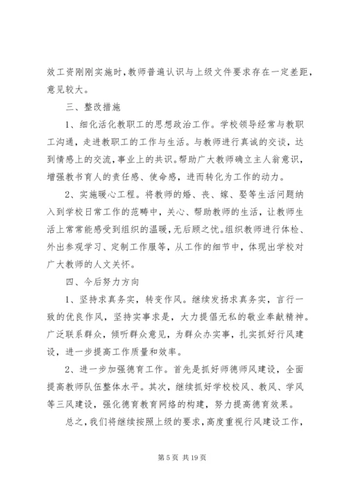 学校行风工作自查报告.docx