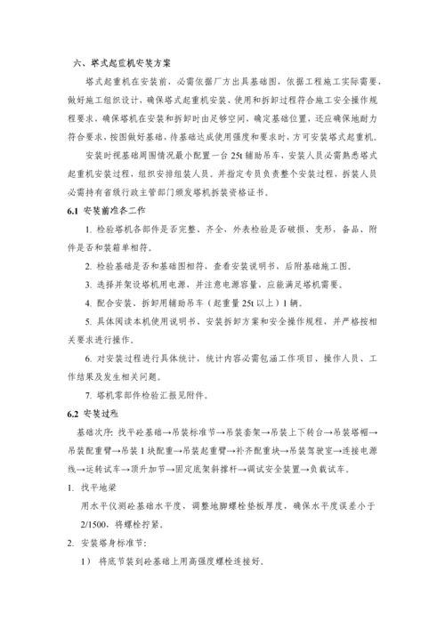 塔吊安装使用安全专业方案.docx