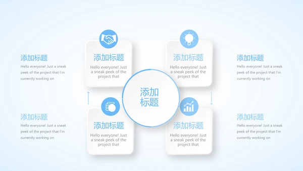 蓝色简约补水面膜动态PPT