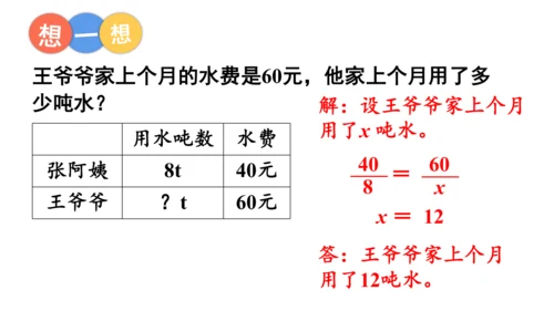 2024（大单元教学）人教版数学六年级下册4.9  用比例解决问题课件（共24张PPT)