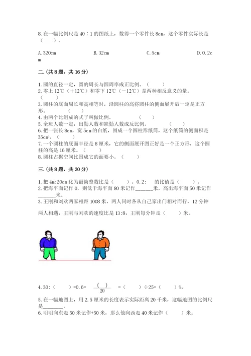 苏教版数学小升初模拟试卷【达标题】.docx