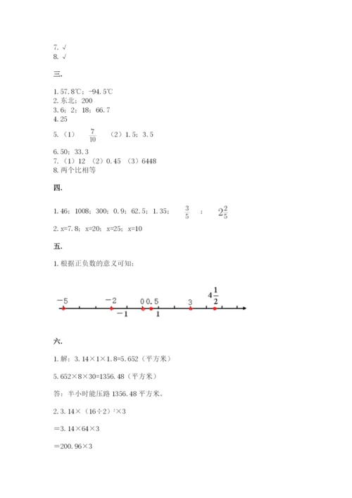 洛阳市小学数学小升初试卷（轻巧夺冠）.docx