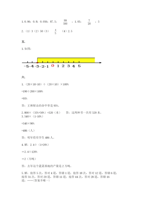 苏教版数学六年级下册试题期末模拟检测卷标准卷.docx