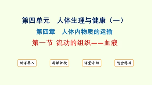 4.4.1流动的组织——血液-七年级生物下学期同步精品课件（2024人教版）(共38张PPT)