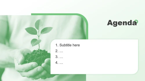 绿色简约风假期作业汇报PPT主题模板