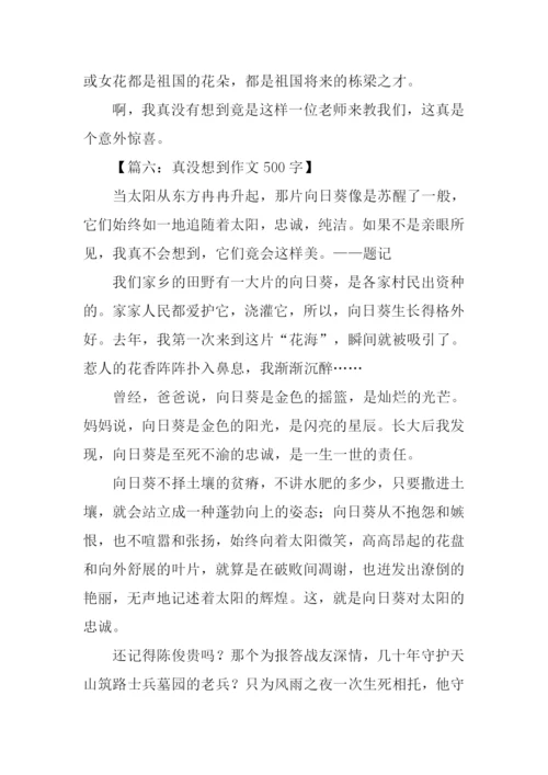 真没想到作文500字.docx