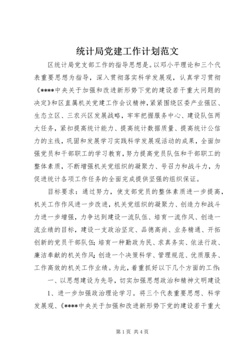 统计局党建工作计划范文 (2).docx