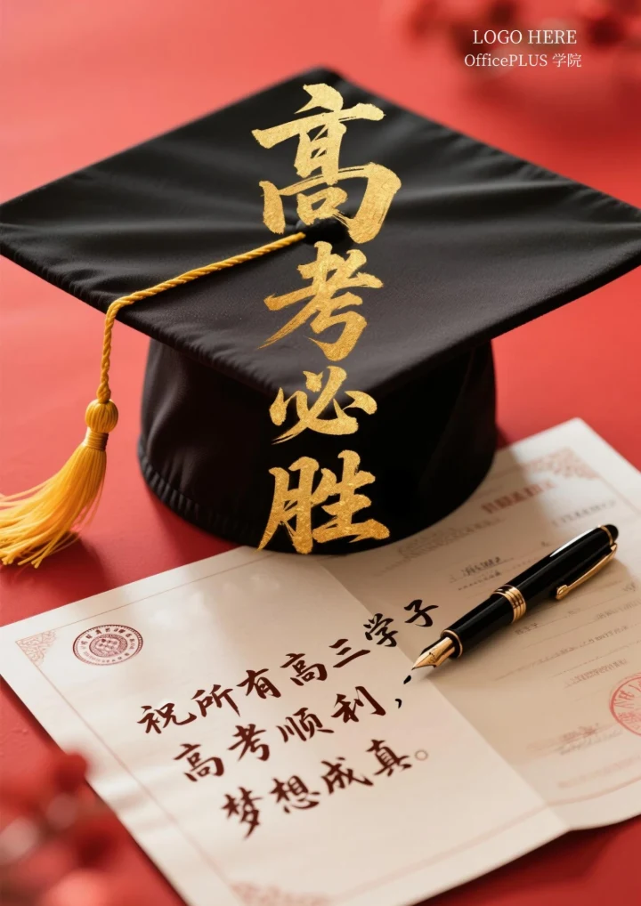 高考加油金榜题名海报5