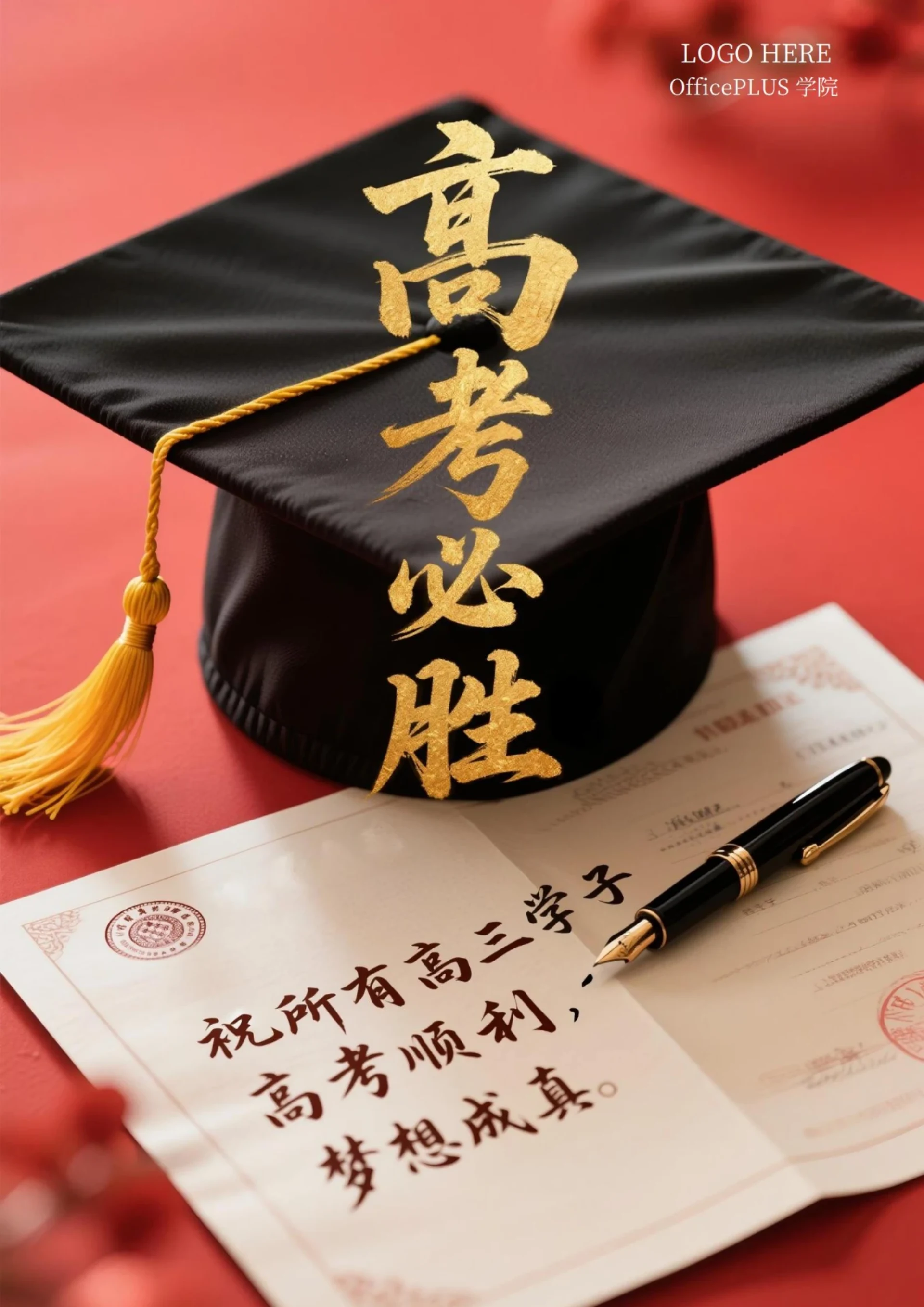 高考加油金榜题名海报5