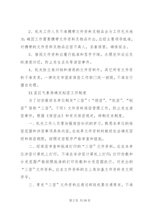 县直单位保密规章制度.docx