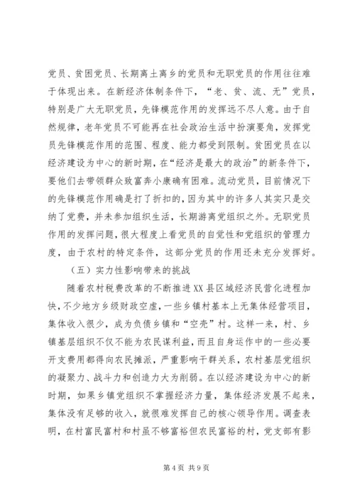 党组织建设面临挑战思考.docx