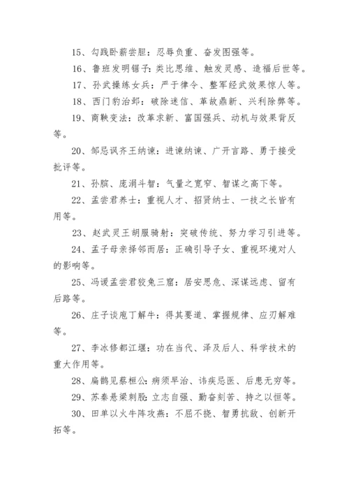 人教版高一语文课本知识点概括整理.docx