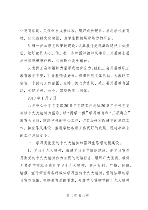 学校XX年党建工作汇报.docx