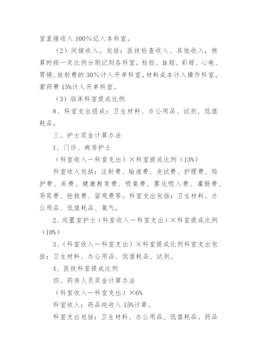 医院感染管理绩效考核方案.docx