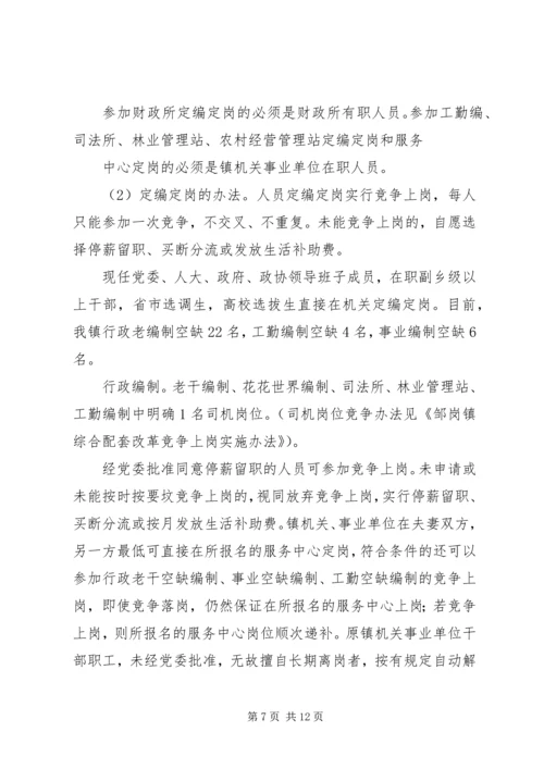 邹岗镇综合配套改革实施方案_1.docx