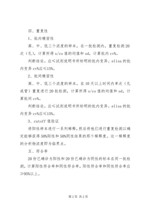 试剂性能验证方案.docx