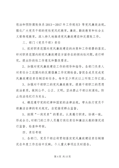 学校党风廉政建设责任书 (3).docx