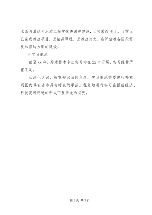 学校给水排水工程评估调研报告.docx