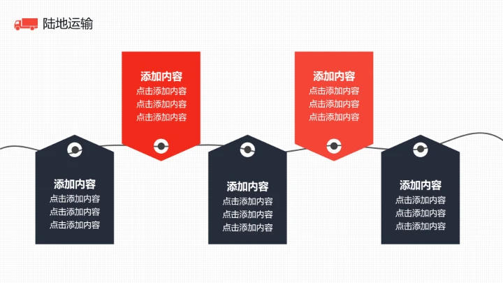 物流行业货运物流运输公司企业介绍简介PPT模版