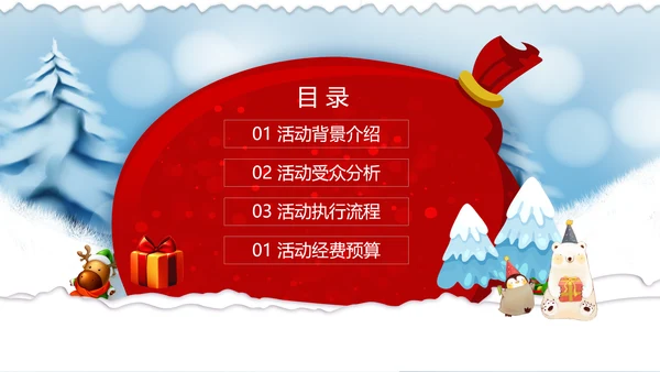 圣诞快乐圣诞节组织活动策划方案PPT模板