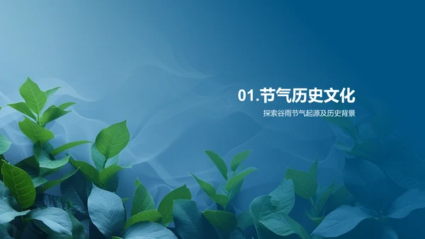 谷雨节气在教学中的应用PPT模板