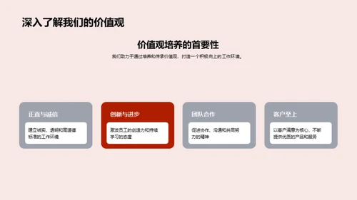 塑造未来：我们的企业文化