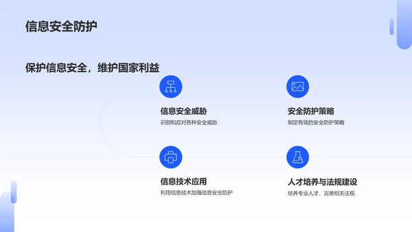 蓝色商务信息化战争PPT模板