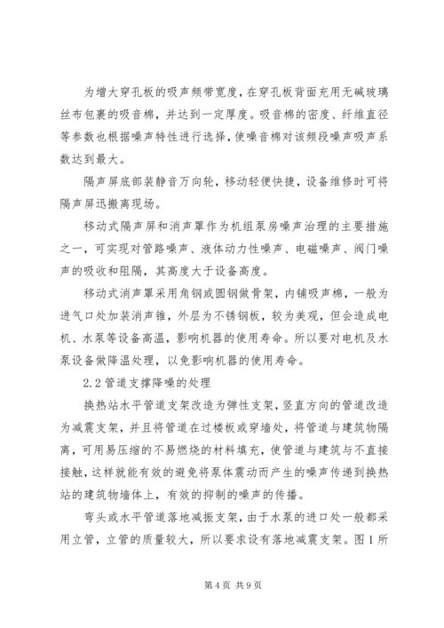 鲁信长春换热站噪声处理方案.docx