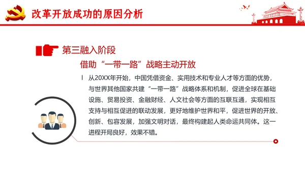“四史”教学教育专题党课之改革开放史PPT模板