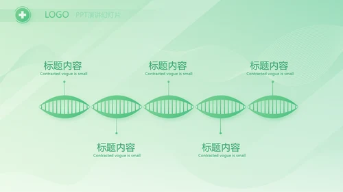 绿色医疗医药工作总结汇报动态PPT