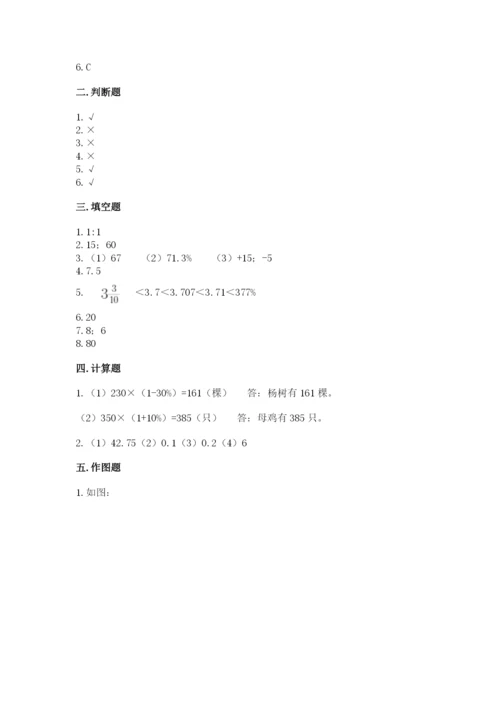 南阳市卧龙区六年级下册数学期末测试卷学生专用.docx