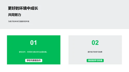 家校共育新生代PPT模板