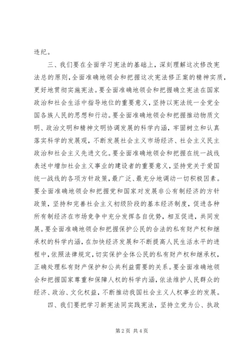 学习宪法心得体会编辑精选.docx