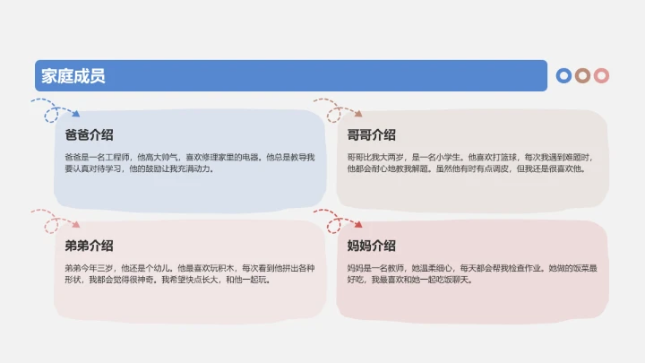 小学生自我介绍通用PPT模板
