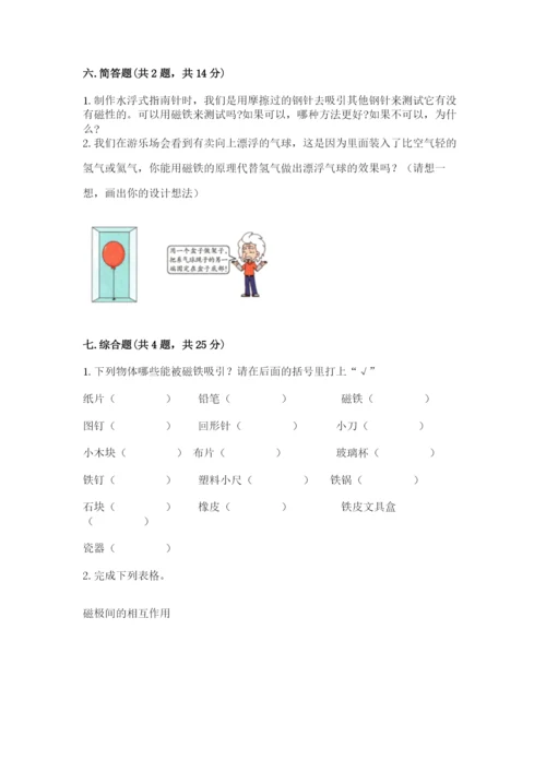 教科版二年级下册科学知识点期末测试卷及参考答案（预热题）.docx