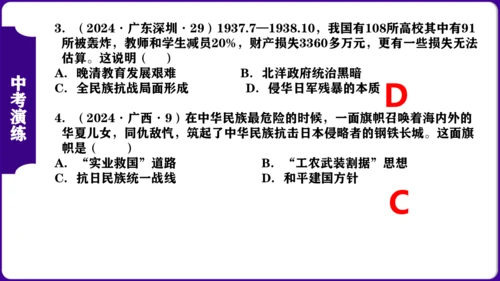 第六单元  中华民族的抗日战争 核心素养时代大单元复习课件