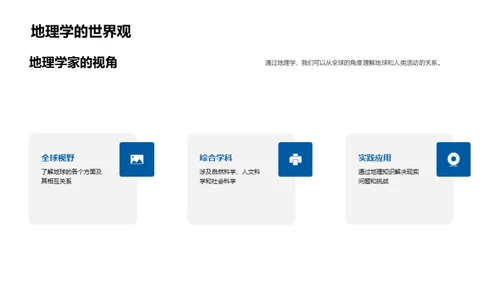 地理学的探索与应用