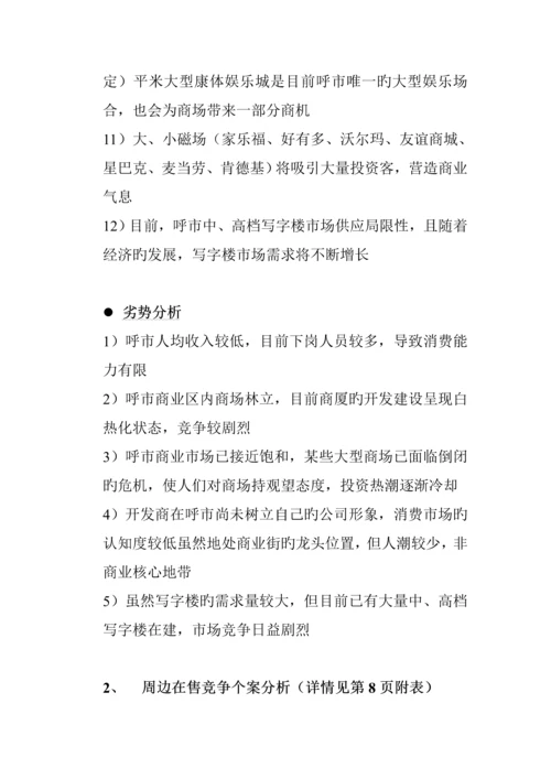 “首府广场”专题策划专题方案概述.docx