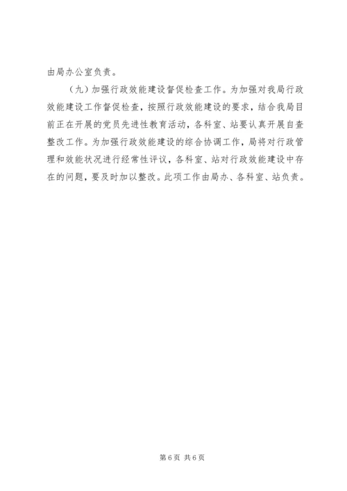 行政效能建设方案 (4).docx