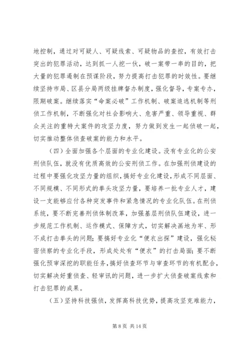 保持共产党员先进性，创造性开展公安刑侦工作.docx
